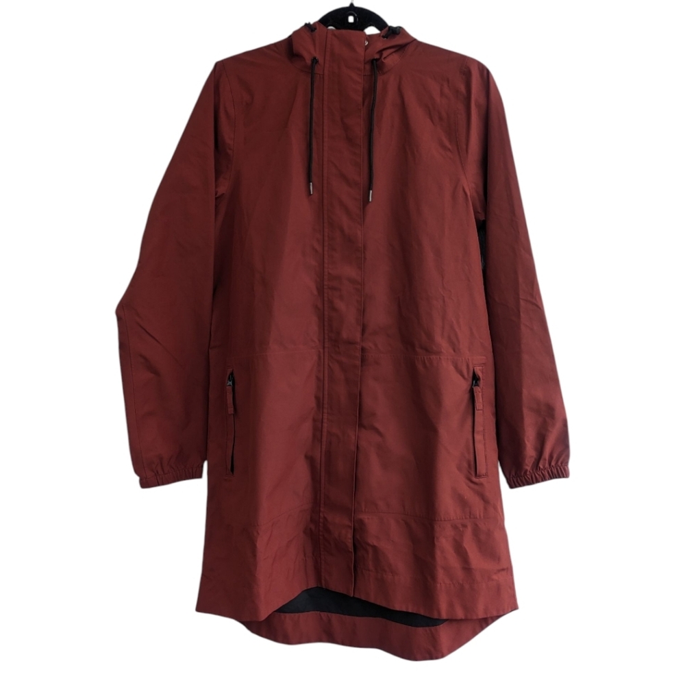 Amble Waterproof Terracotta Rain Jacket